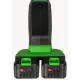 Motocoasa (Trimmer) electrica Micul Fermier 2x20V, 2 acumulatori 4Ah, maner simplu, motor fara perii Motocoasa (Trimmer) electrica Micul Fermier 2x20V, 2 acumulatori 4Ah, maner simplu, motor fara perii