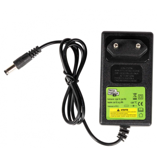 Motocoasa (Trimmer) electrica Micul Fermier 2x20V, 2 acumulatori 4Ah, maner simplu, motor fara perii