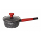 Set oale 8 piese HAUSBERG HB-H764, interior antiaderent marmorat, manere soft touch, capac sticla