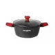 Set oale 8 piese HAUSBERG HB-H764, interior antiaderent marmorat, manere soft touch, capac sticla Set oale 8 piese HAUSBERG HB-H764, interior antiaderent marmorat, manere soft touch, capac sticla