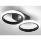 Lustra LED Celio , 16W, 2 Cercuri, Lumina Rece/Calda/Neutra, Negru Lustra LED Celio , 16W, 2 Cercuri, Lumina Rece/Calda/Neutra, Negru