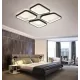 Lustra LED cu telecomanda DAIKI 79W, 4 Patrate, lumina Rece/Calda/Neutra, Dimabila, Negru Lustra LED cu telecomanda DAIKI 79W, 4 Patrate, lumina Rece/Calda/Neutra, Dimabila, Negru