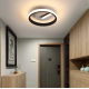 Lustra LED VICTORIA 16W, Rotunda, lumina Rece/Calda/Neutra, Negru Alb