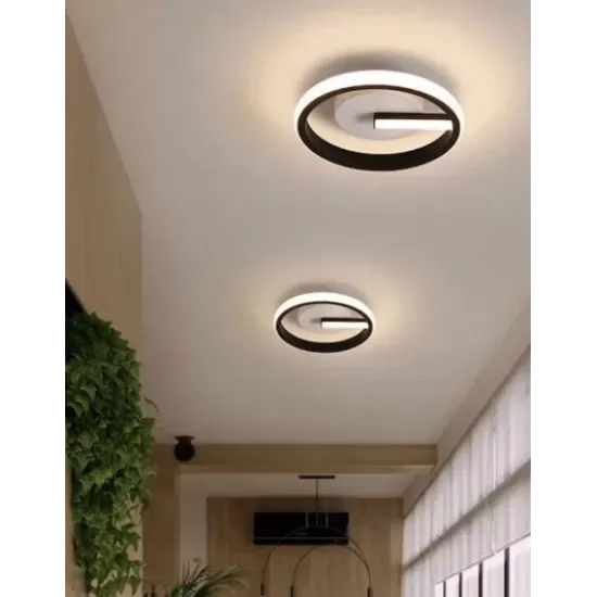 Lustra LED VICTORIA 16W, Rotunda, lumina Rece/Calda/Neutra, Negru Alb Lustra LED VICTORIA 16W, Rotunda, lumina Rece/Calda/Neutra, Negru Alb