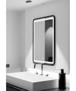 Oglinda LED Rectangulara, 60x80cm, Ombra Basic Touch Oglinda LED Rectangulara, 60x80cm, Ombra Basic Touch