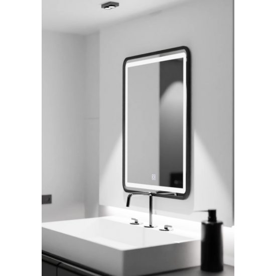 Oglinda LED Rectangulara, 60x80cm, Ombra Basic Touch