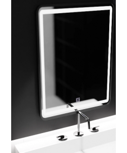 Oglinda LED Rectangulara, 60x80cm, Ombra Basic Touch