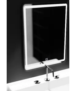 Oglinda LED Rectangulara, 60x80cm, Ombra Basic Touch Oglinda LED Rectangulara, 60x80cm, Ombra Basic Touch