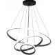 Lustra LED suspendata RICCI 45W, 3 Cercuri, lumina Rece/Calda/Neutra, Negru, Inaltime Reglabila Lustra LED suspendata RICCI 45W, 3 Cercuri, lumina Rece/Calda/Neutra, Negru, Inaltime Reglabila