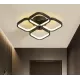 Lustra LED VERTEX Tesser 36W, 4 Patrate, lumina Rece/Calda/Neutra, Negru Lustra LED VERTEX Tesser 36W, 4 Patrate, lumina Rece/Calda/Neutra, Negru