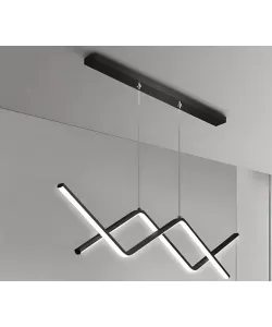 Lustra LED suspendata cu telecomanda NANCY 72W, lumina Rece/Calda/Neutra, Dimabila, Negru, Inaltime Reglabila Lustra LED suspendata cu telecomanda NANCY 72W, lumina Rece/Calda/Neutra, Dimabila, Negru, Inaltime Reglabila