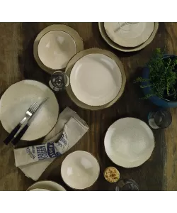 Serviciu de masa Kutahya Porselen Color-X 18 piese pentru 6 persoane din Portelan Scortisoara Serviciu de masa Kutahya Porselen Color-X 18 piese pentru 6 persoane din Portelan Scortisoara