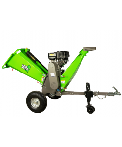 Tocator de crengi Micul Fermier, motor benzina 15 CP, cu carlig de remorcare, 150 mm diametru maxim de taiere, pentru rumegus