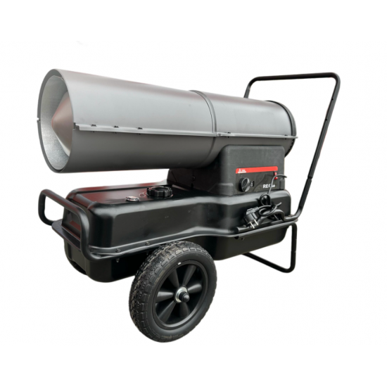 Tun de caldura pe motorina (Diesel) DRK 50 Kw cu rezervor de 40 Litri,suprafata de incalzire 240m2, consum maxim 5l/h