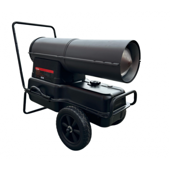 Tun de caldura pe motorina (Diesel) DRK 50 Kw cu rezervor de 40 Litri,suprafata de incalzire 240m2, consum maxim 5l/h