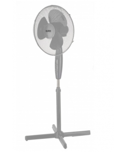 Ventilator cu picior Zilan ZLN-0996, 3 trepte de viteza, inaltime reglabila, Rotire stanga-dreapta, Unghi inclinare reglabil, 40W