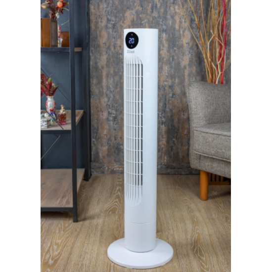 Ventilator turn Zilan ZLN1023, display LED, Timer, 3 trepte de viteza, 3 moduri presetate, 60W