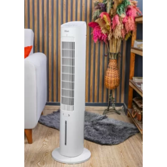 Ventilator Zilan tip turn, capacitate 3L apa, control prin Touch, 3 trepte de viteza, Timer 12h Ventilator Zilan tip turn, capacitate 3L apa, control prin Touch, 3 trepte de viteza, Timer 12h
