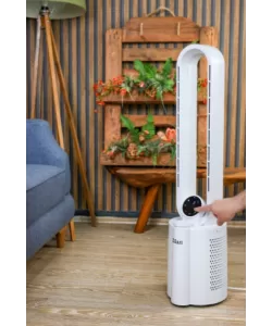 Ventilator Zilan ZLN1117 fara palete, Timer, Oscilatie, 3 trepte de viteza, 3 moduri presetate, 40 W