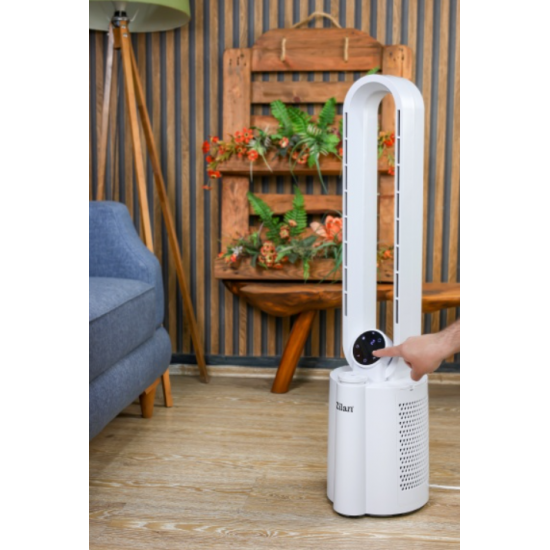 Ventilator Zilan ZLN1117 fara palete, Timer, Oscilatie, 3 trepte de viteza, 3 moduri presetate, 40 W