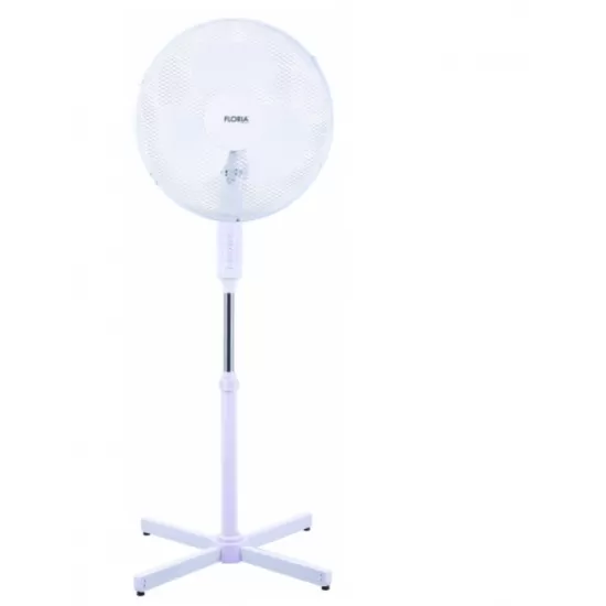 Ventilator cu picior FLORIA ZLN-1180, Diametru 40 cm, Putere 40 W, Motor silentios si puternic, Alb Ventilator cu picior FLORIA ZLN-1180, Diametru 40 cm, Putere 40 W, Motor silentios si puternic, Alb