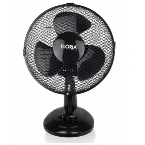 Ventilator de birou Floria ZLN-1211, Diametru 26 cm, Putere 25 W, 2 trepte de viteza, Functie oscilare Ventilator de birou Floria ZLN-1211, Diametru 26 cm, Putere 25 W, 2 trepte de viteza, Functie oscilare