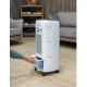 Ventilator cu racitor si purificator de aer mobil , Racire/Umidificare/Purificare, Telecomanda, Temporizator 1-12 ore Rezervor apa 7 l, Portabil, Alb