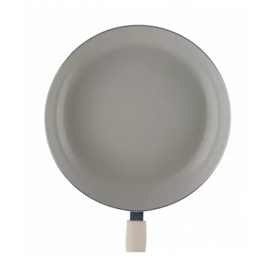 Tigaie ceramica Ertone ERT-MN 720, 20 cm, maner silicon detasabil, Crem/Negru Tigaie ceramica Ertone ERT-MN 720, 20 cm, maner silicon detasabil, Crem/Negru