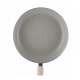 Tigaie ceramica Ertone ERT-MN 720, 20 cm, maner silicon detasabil, Crem/Negru