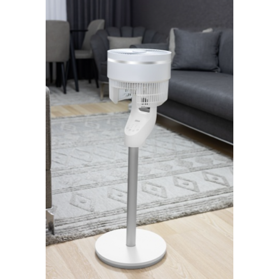 Circulator de aer Zilan ZLN1016, 3 trepte de viteza, 3 moduri presetate, motor AC, Oscilatie, Timer, 60W