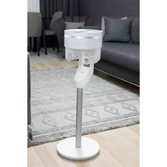 Circulator de aer Zilan ZLN1016, 3 trepte de viteza, 3 moduri presetate, motor AC, Oscilatie, Timer, 60W Circulator de aer Zilan ZLN1016, 3 trepte de viteza, 3 moduri presetate, motor AC, Oscilatie, Timer, 60W