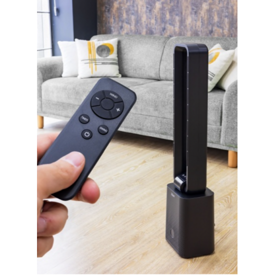 Ventilator turn Zilan ZLN1087 fara palete, Timer, Display LED, Telecomanda, 50W