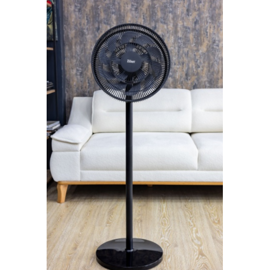 Ventilator cu picior Zilan ZLN2563, Inaltime reglabila, Inclinatie reglabila, Grilaj 41 cm, 3 trepte de viteza, Putere 50W