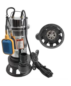 Pompa pentru apa murdara , cu plutitor si tocator , 3000 W , Adancime evacuare maxim 8 Metri, corp inox Pompa pentru apa murdara , cu plutitor si tocator , 3000 W , Adancime evacuare maxim 8 Metri, corp inox