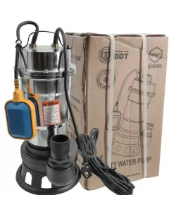 Pompa pentru apa murdara , cu plutitor si tocator , 3000 W , Adancime evacuare maxim 8 Metri, corp inox Pompa pentru apa murdara , cu plutitor si tocator , 3000 W , Adancime evacuare maxim 8 Metri, corp inox