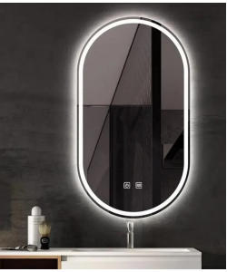 Oglinda LED Ovala 50x80, Velara Touch, Sistem Dezaburire, Dimabila
