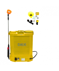 Pompa Stropit Electrica DRK 16 Litri, 4 Bar + Regulator Presiune, Vermorel cu Baterie Acumulator