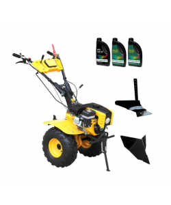 ProGARDEN Pachet Campo 873 Alpine motocultor 7CP + Plug simplu + Plug bilonat/rarita + 3L Ulei