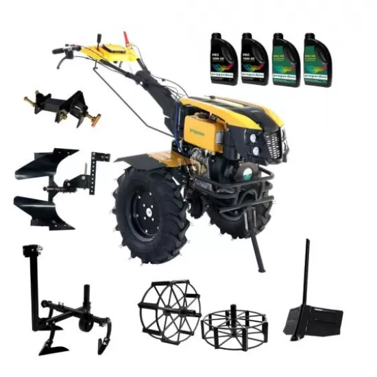 ProGARDEN Pachet Campo 1273 Alpine V2, Motocultor 12CP + PRS20-45 Prasitoare+Plug bilonat/rarita +PR2B-31 Plug reversibil+Adaptor + 2 Roti metalice 540x170 + 4 L Ulei ProGARDEN Pachet Campo 1273 Alpine V2, Motocultor 12CP + PRS20-45 Prasitoare+Plug bilonat/rarita +PR2B-31 Plug reversibil+Adaptor + 2 Roti metalice 540x170 + 4 L Ulei