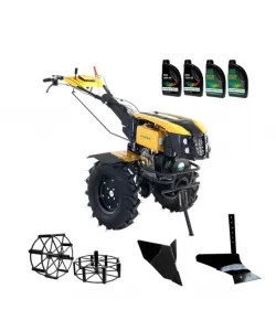 ProGARDEN Pachet Campo 1273 Alpine V2, Motocultor 12CP + Plug simplu+ Plug bilonat/rarita + 2 Roti metalice 540x170 + 4 L Ulei ProGARDEN Pachet Campo 1273 Alpine V2, Motocultor 12CP + Plug simplu+ Plug bilonat/rarita + 2 Roti metalice 540x170 + 4 L Ulei