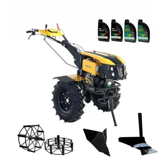 ProGARDEN Pachet Campo 1273 Alpine V2, Motocultor 12CP + Plug simplu+ Plug bilonat/rarita + 2 Roti metalice 540x170 + 4 L Ulei ProGARDEN Pachet Campo 1273 Alpine V2, Motocultor 12CP + Plug simplu+ Plug bilonat/rarita + 2 Roti metalice 540x170 + 4 L Ulei