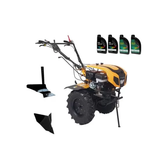 ProGARDEN Pachet Campo 1844 Motocultor 18CP + Plug simplu + Plug bilonat/rarita + 4L Ulei ProGARDEN Pachet Campo 1844 Motocultor 18CP + Plug simplu + Plug bilonat/rarita + 4L Ulei