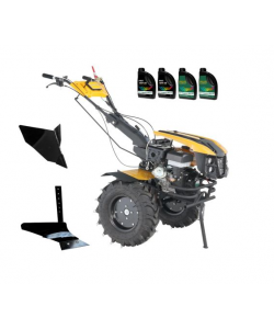 ProGARDEN Pachet Campo 1873 Alpine V2 Motocultor 18CP + Plug simplu + Plug bilonat/rarita + 4L Ulei