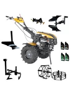 ProGARDEN Pachet Campo 1873 Alpine V2 Motocultor 18CP + Plug bilonat + Plug reversibil + Prasitoare + Adaptor + 2 roti metalice 540x170 + 4L Ulei ProGARDEN Pachet Campo 1873 Alpine V2 Motocultor 18CP + Plug bilonat + Plug reversibil + Prasitoare + Adaptor + 2 roti metalice 540x170 + 4L Ulei