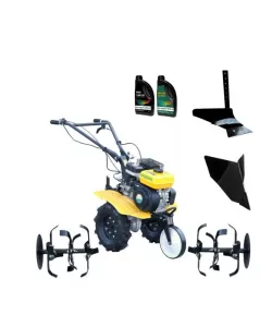 ProGARDEN Pachet Campo 703 Motocultor 7CP + Plug simplu + Plug bilonat/rarita + 2L Ulei ProGARDEN Pachet Campo 703 Motocultor 7CP + Plug simplu + Plug bilonat/rarita + 2L Ulei