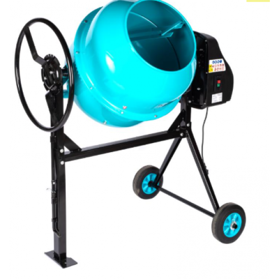 Betoniera Detoolz 160L, 1000W, cu roti si coroana de fonta