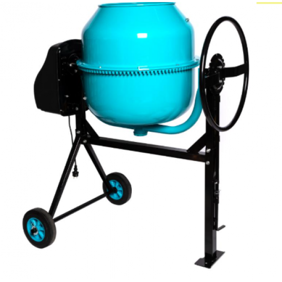 Betoniera Detoolz 160L, 1000W, cu roti si coroana de fonta
