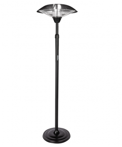 Incalzitor pentru terasa Detoolz, 2KW, 2 trepte de putere, inaltime ajustabila pana la 2.1m, cu functie anti-inclinare