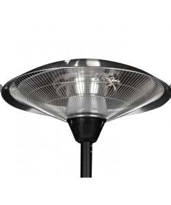 Incalzitor pentru terasa Detoolz, 2KW, 2 trepte de putere, inaltime ajustabila pana la 2.1m, cu functie anti-inclinare