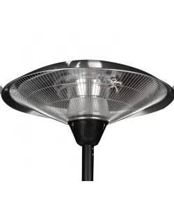 Incalzitor pentru terasa Detoolz, 2KW, 2 trepte de putere, inaltime ajustabila pana la 2.1m, cu functie anti-inclinare